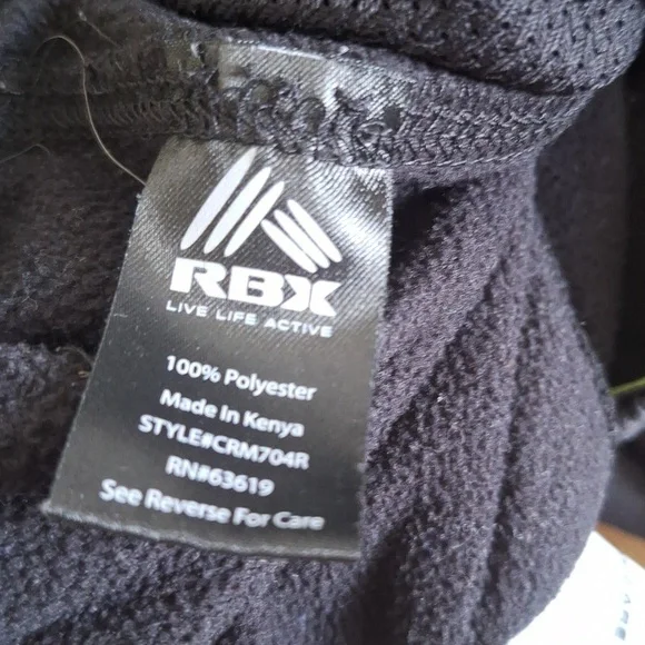 RBX Men's Black Casual Athletic Pants Size L - Picture 6 of 7